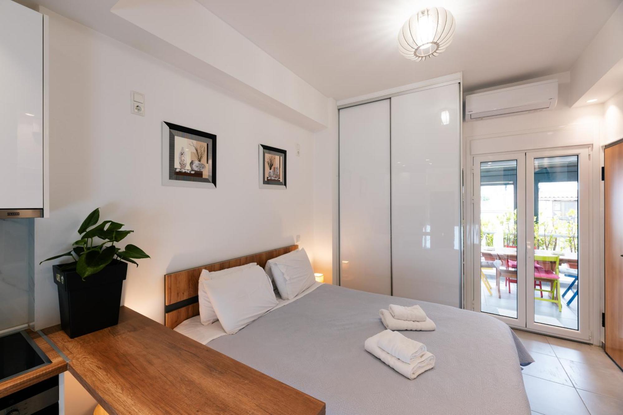 Modern Studio Apartment A Atina Dış mekan fotoğraf
